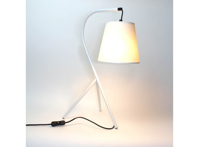 Lampe de Chevet Design Blanche