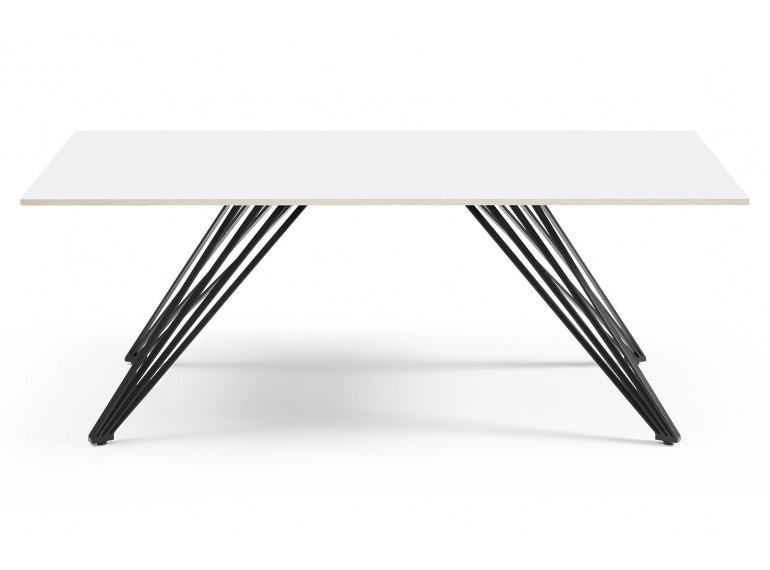 Table basse en céramique 120x60cm blanc pure - UNIK