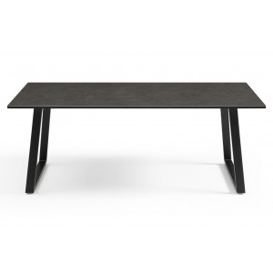 Table basse en céramique 120x60cm vintage grey - UNIK