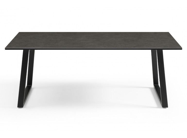 Table basse en céramique 120x60cm vintage grey - UNIK