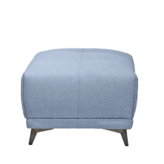 Pouf de canapé modulable à composer en tissu - bleu - BORA