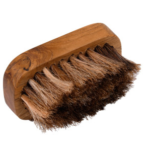 Brosse multifonction rectangulaire à poils doux et bois de teck - SALAH