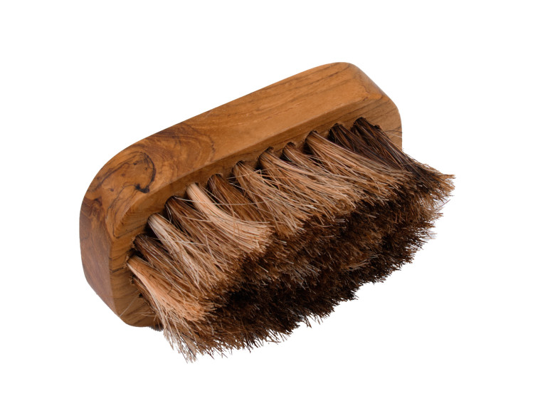 Brosse multifonction rectangulaire à poils doux et bois de teck - SALAH