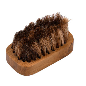 Brosse multifonction rectangulaire à poils doux et bois de teck - SALAH