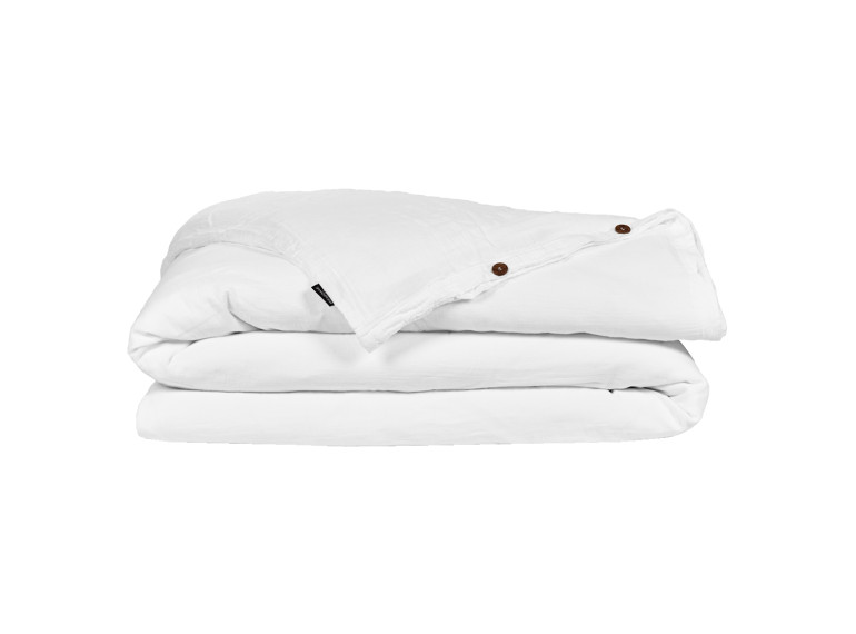 Housse de couette en gaze de coton 220 x 240 cm - blanc chantilly - GAIA