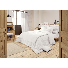 Housse de couette en gaze de coton 220 x 240 cm - blanc chantilly - GAIA