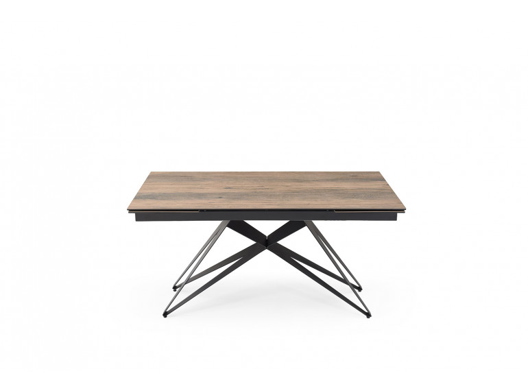  Table personnalisable avec finition bois : classique et intemporelle, elle se mêlera avec facilité à votre intérieur pour apporter une touche chaleureuse et accueillante.